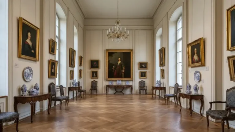 Sala Galerii Malarstwa Polskiego w pałacu biskupów w Kielcach
