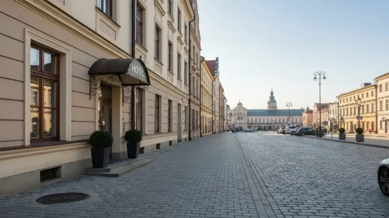 Hotele w centrum Kielc - lista przy ulicy Sienkiewicza i Rynku