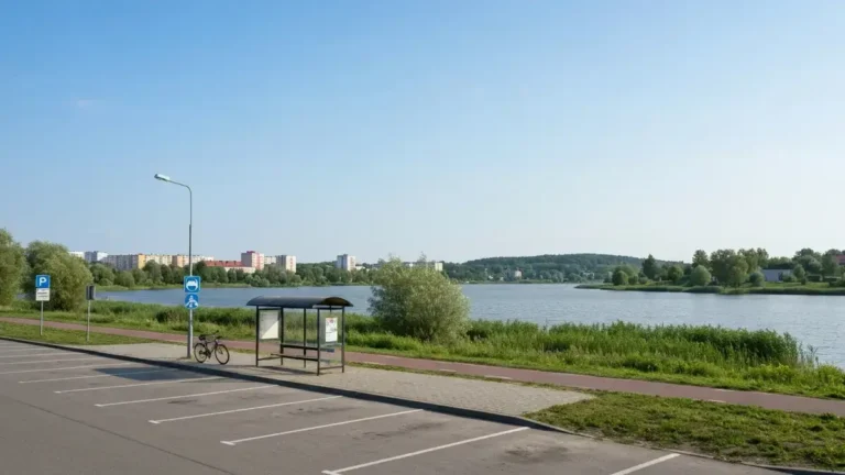 Dojazd nad Zalew Kielecki od strony ulicy Klonowej w Kielcach