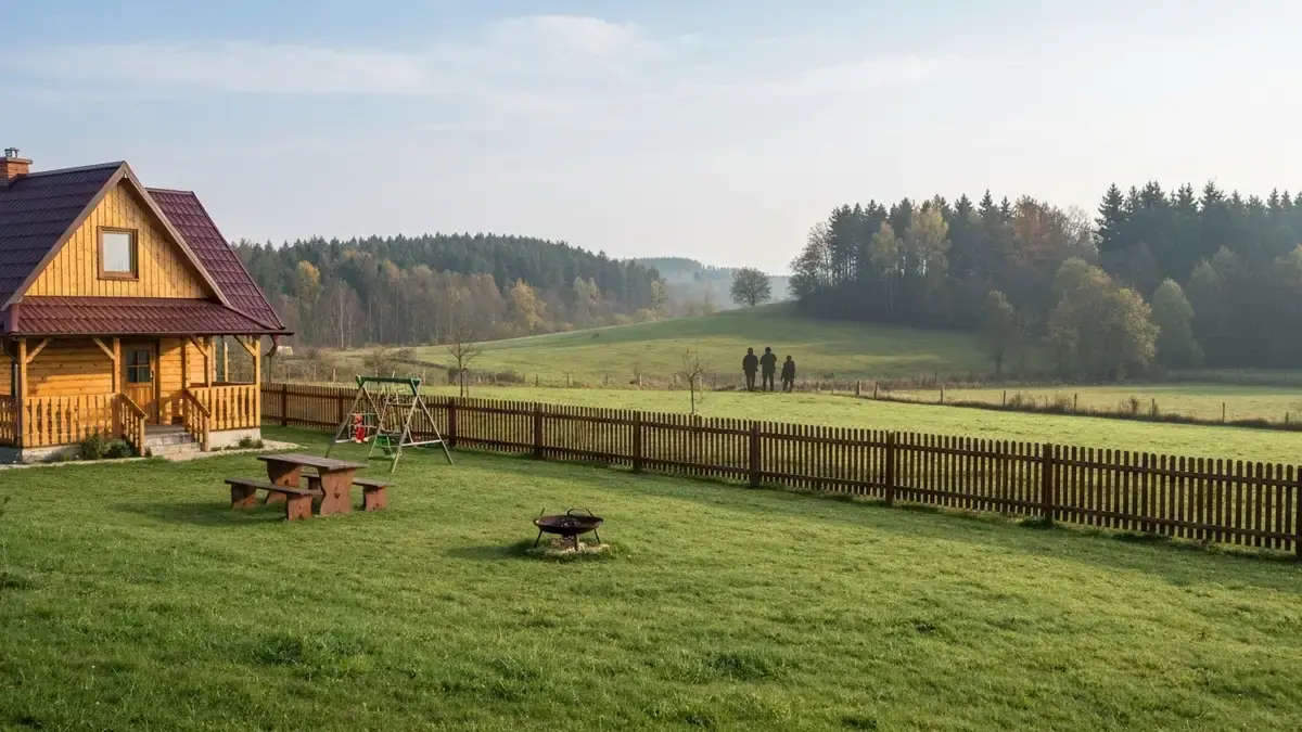 Agroturystyka z ogrodem w Gorach Swietokrzyskich niedaleko Kielc